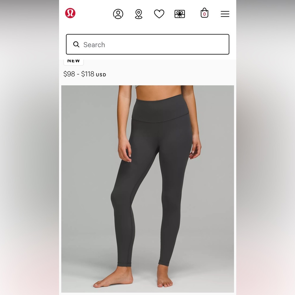 Lululemon Align High Rise Leggings 28”